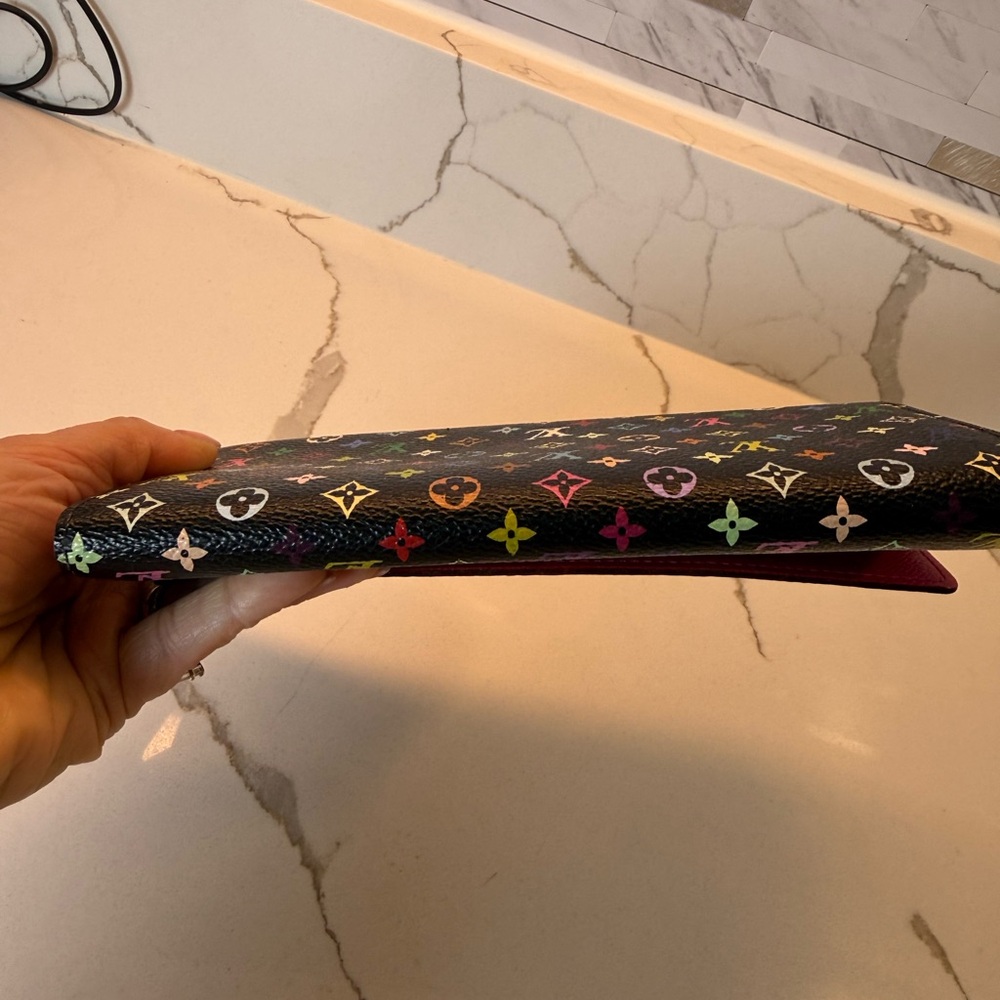 Louis Vuitton Sarah Wallet Murakami Monogram Black - Picture 10 of 11